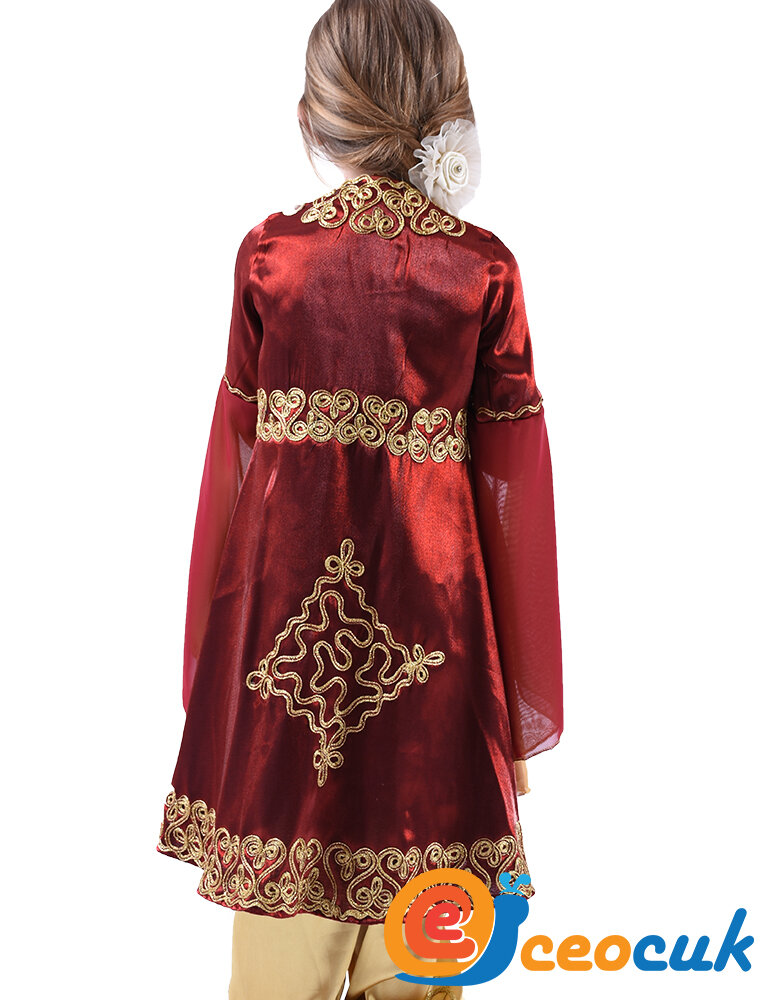 BORDO ŞALVARLI ÇOCUK BİNDALLI - 16