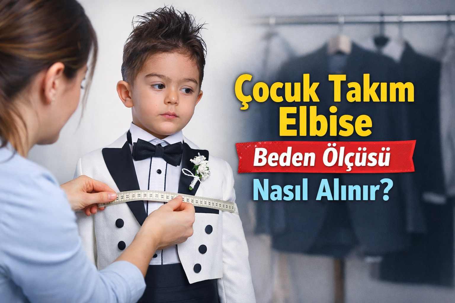 Çocuk Takım Elbise Beden Ölçüsü Nasıl Alınır? | Ceocuk Rehberi