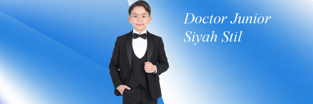 Doctor junior Erkek Çocuk Smokin Takım Elbise / Gömleksiz