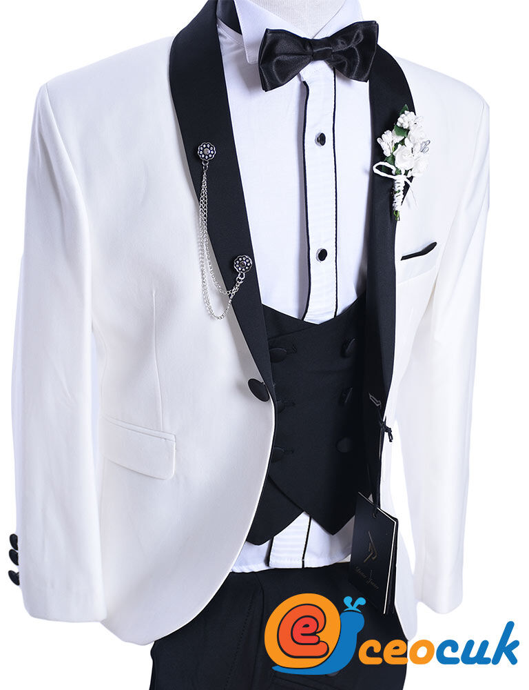 Doctor junior Siyah Yakalı Cocuk Takim Elbise - 3